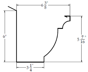 Eclipse Gutter Cross Section