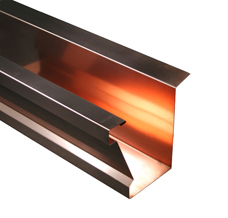 Tiburon Copper Gutter