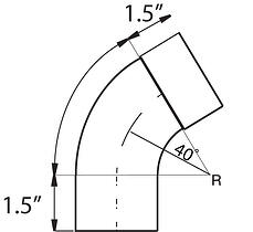 40 degree elbow dwg