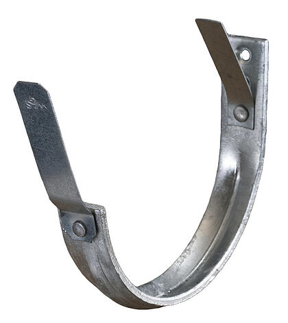 galvanized half round gutter hanger