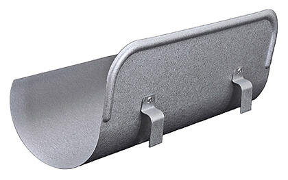 galvalume gutter overflow