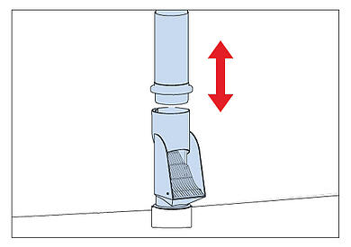 Leaf Chute Installation