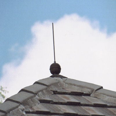 Ball and Rod Finial