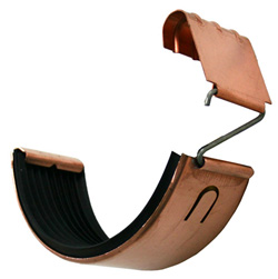 copper gutter connector