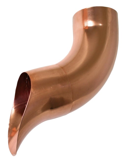 copper, french water spout