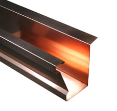 Tiburon Copper Gutter