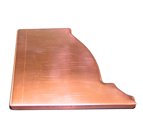 Copper & Zinc End Caps for gutter profiles