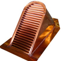 copper dormer vent