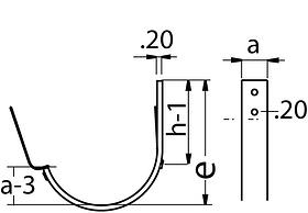 steel gutter hanger DWG