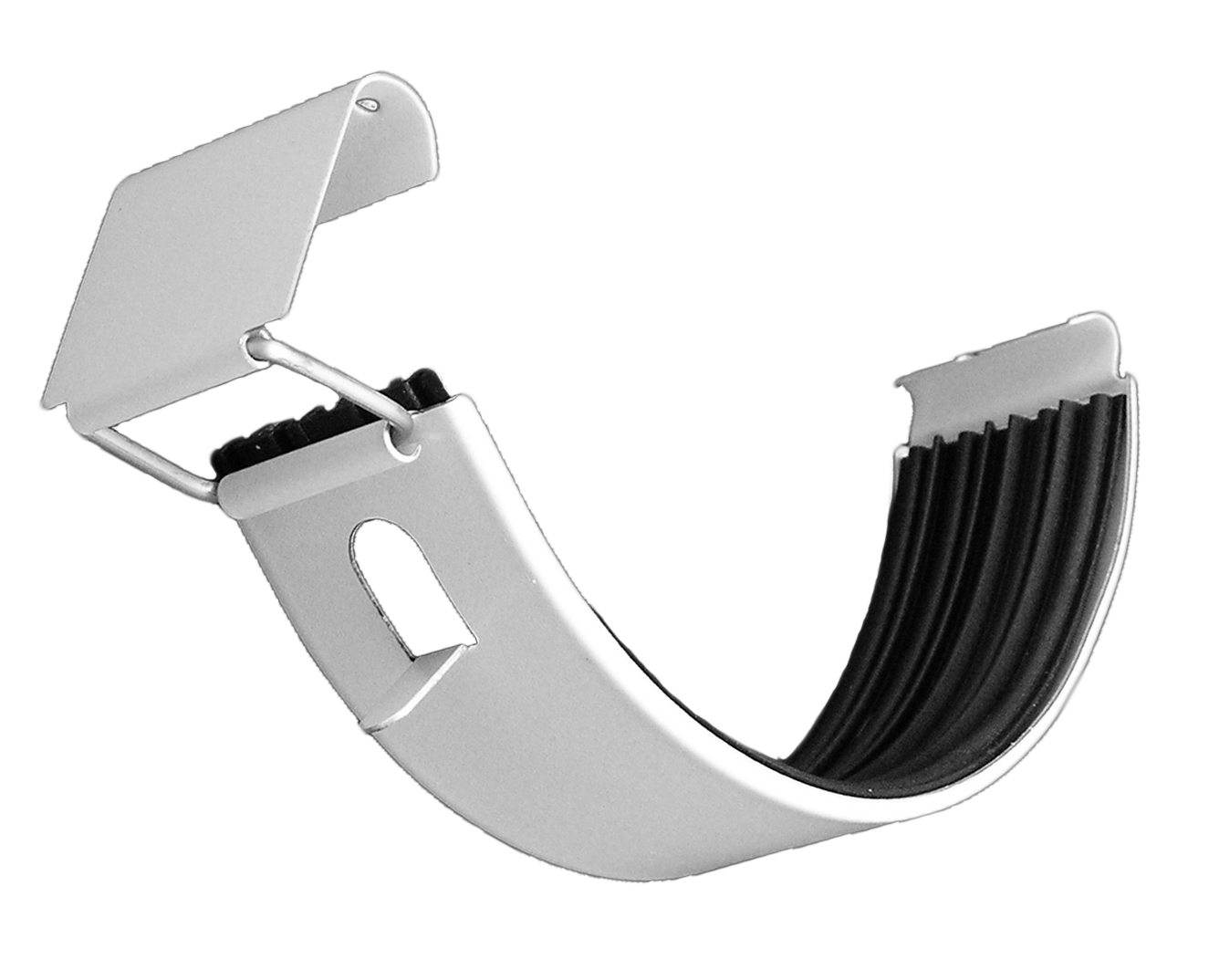 half round galvanized gutter connector