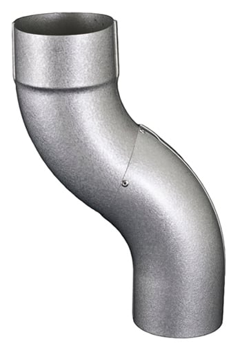 Galvalume Downspout offset