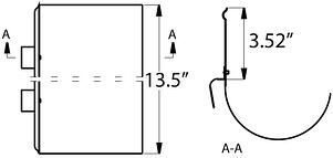Gutter overflow CAD