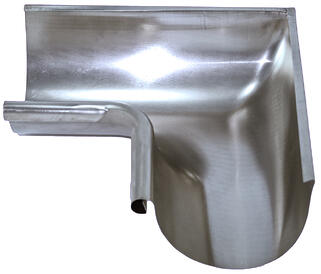 half round gutter miter