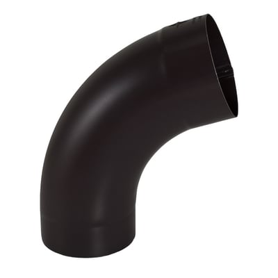 elbow degree downspout bronze steel dark galvanized sm