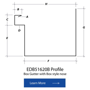 Box Gutter EDB51620B