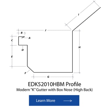 High Back Box Gutter BG7-HK7