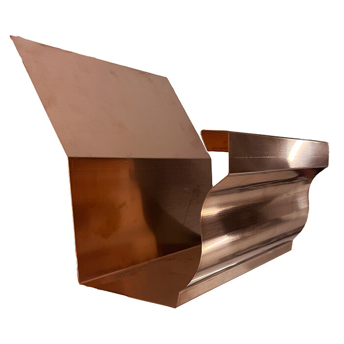 custom copper gutter 